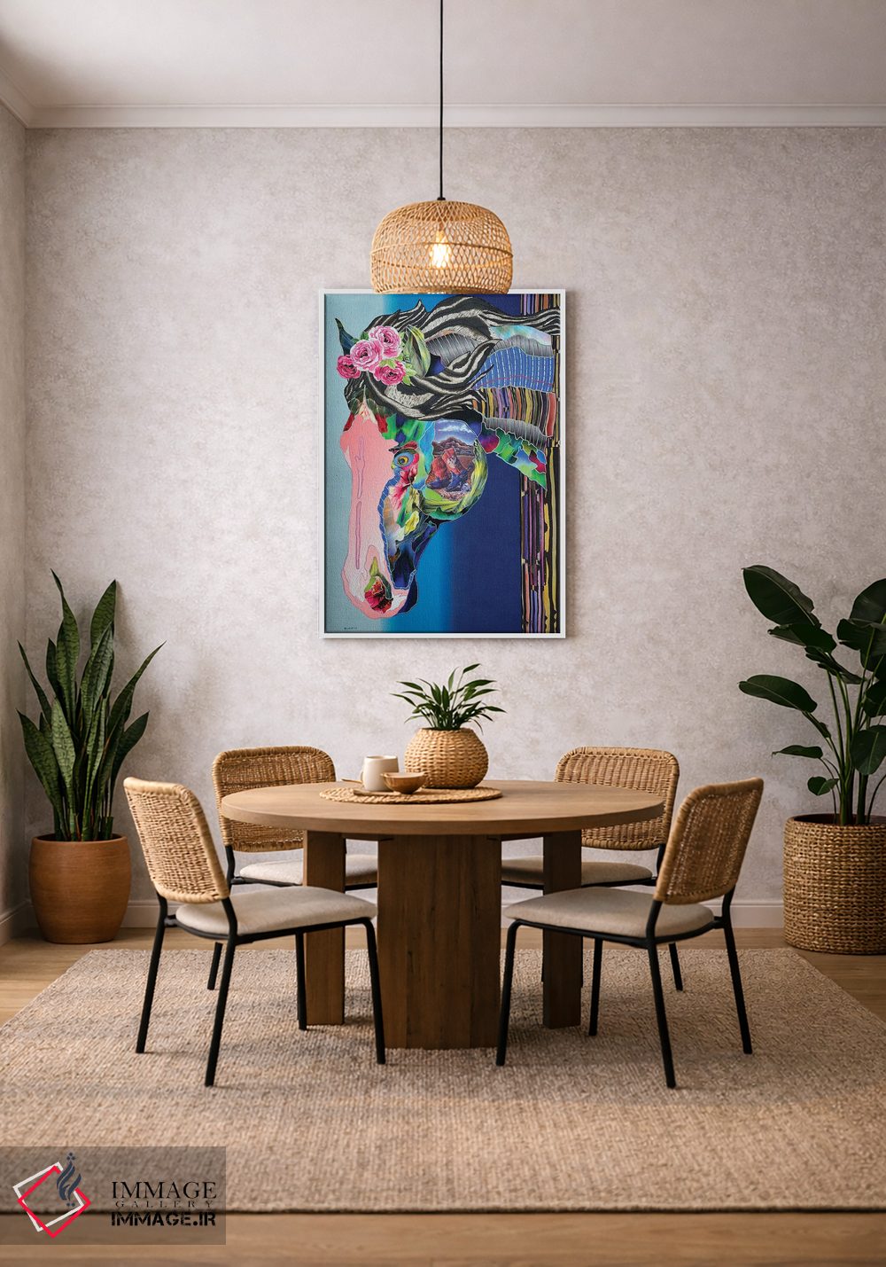 تابلو دکوراتیو از پشت آینه اثر کاستیانتین مالگینف - D2W