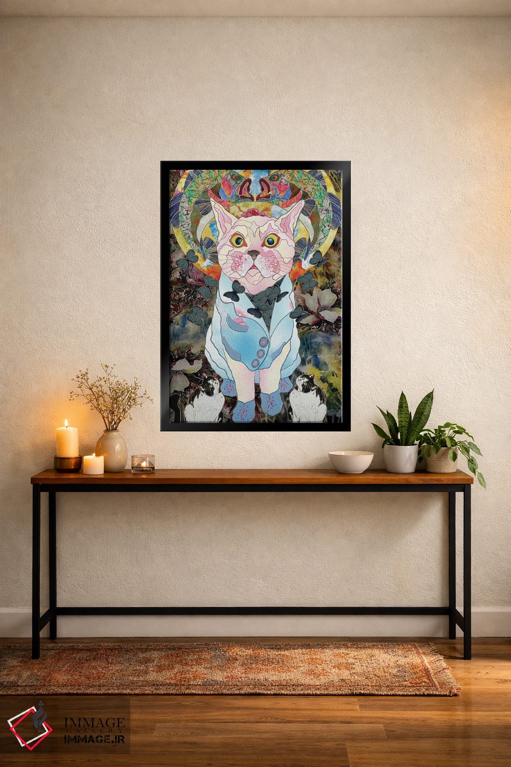 تابلو دکوراتیو کت و شلوار شیک اثر کاستیانتین مالگینف - D4B