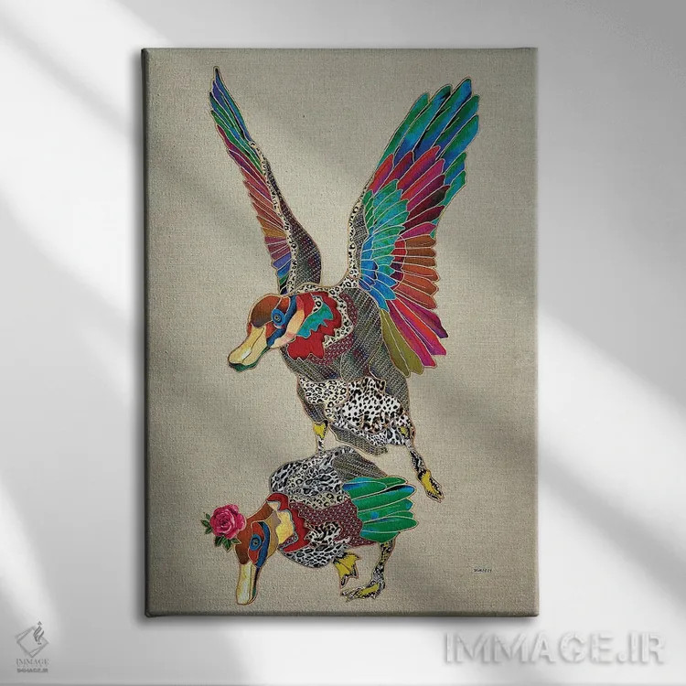 تابلو دکوراتیو جاذبه اثر کاستیانتین مالگینف - نمای روبهرو روی دیوار