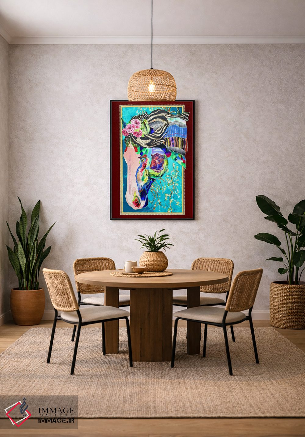 تابلو دکوراتیو تگزاس اثر کاستیانتین مالگینف - D3B