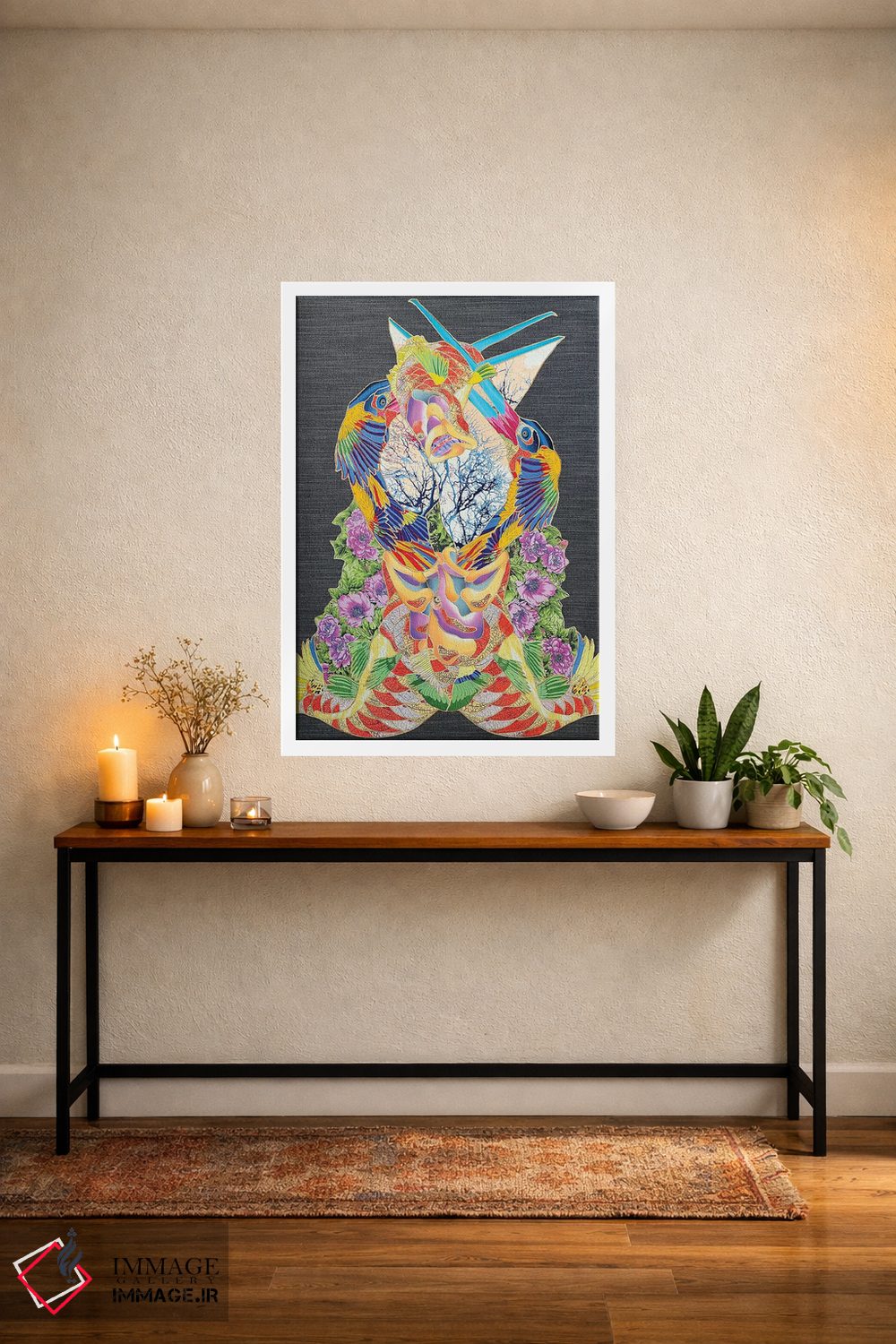 تابلو انتزاعی چرخه رویدادها اثر کاستیانتین مالگینف - D4W