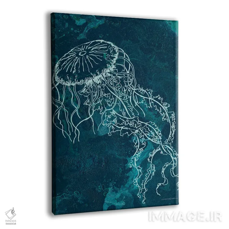 تابلو مدرن نفس فرشته گون ۱ اثر کندون کریشنز - نمای پرسپکتیو محصول