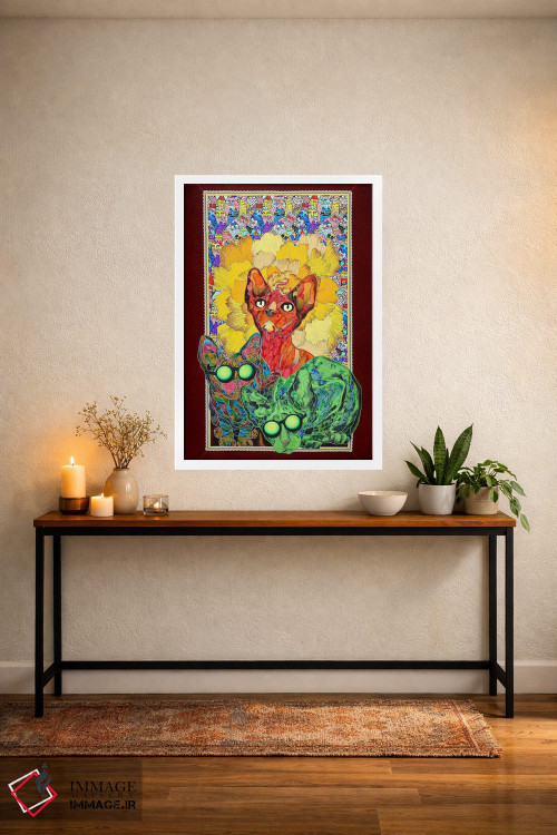 تابلو دکوراتیو عصر بخیر اثر کاستیانتین مالگینف - D3W