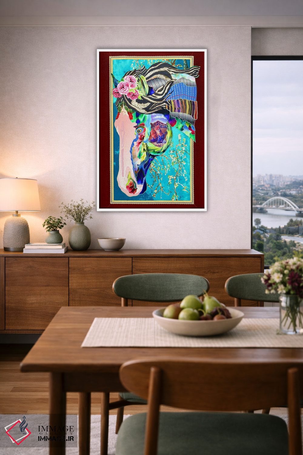 تابلو دکوراتیو تگزاس اثر کاستیانتین مالگینف - D6W