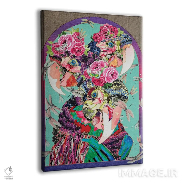 تابلو انتزاعی در بهشت اثر کاستیانتین مالگینف - نمای پرسپکتیو محصول