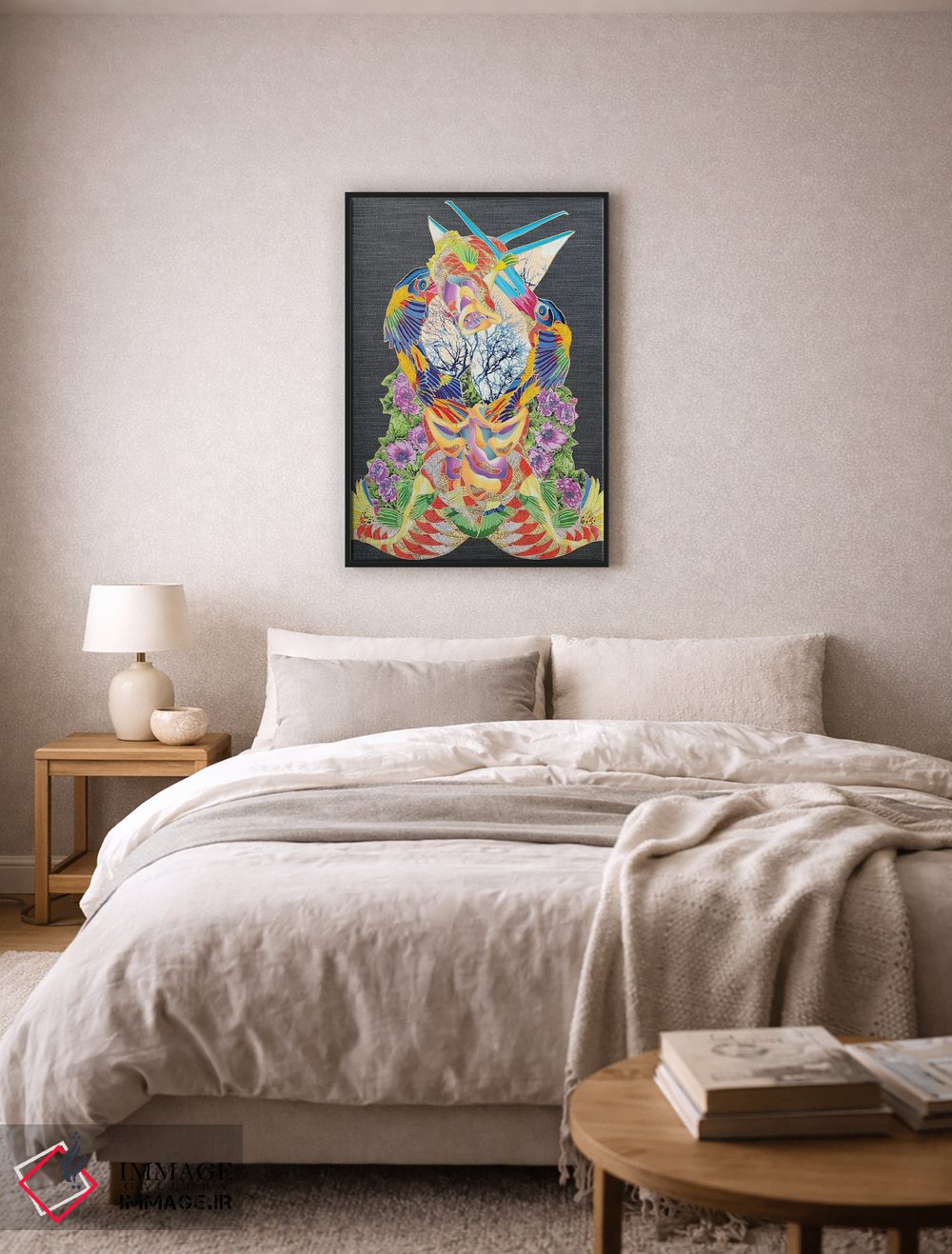 تابلو انتزاعی چرخه رویدادها اثر کاستیانتین مالگینف - D6B