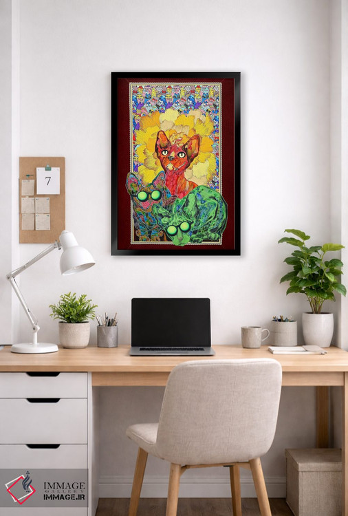 تابلو دکوراتیو عصر بخیر اثر کاستیانتین مالگینف - D5B