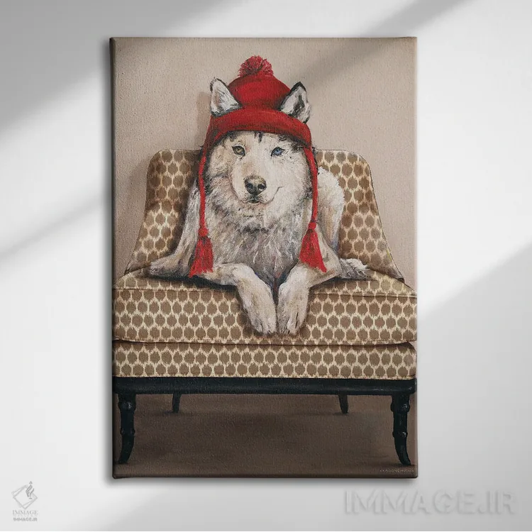 تابلو دکوراتیو یاقوت اثر کندون کریشنز - نمای روبهرو روی دیوار