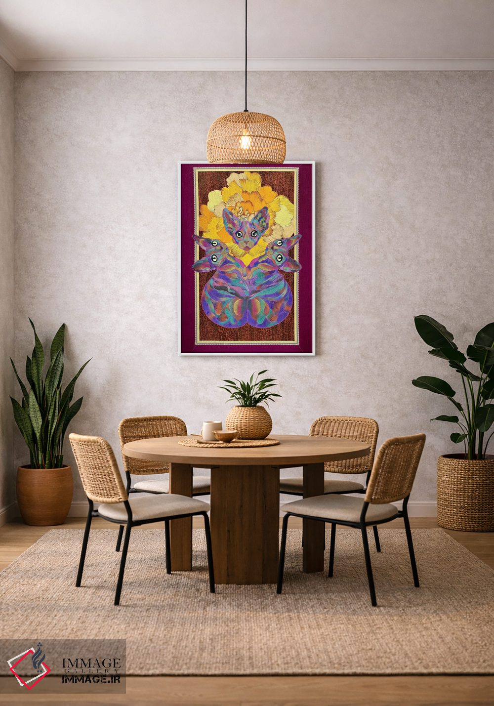 تابلو دکوراتیو عزیزم اثر کاستیانتین مالگینف - D2W