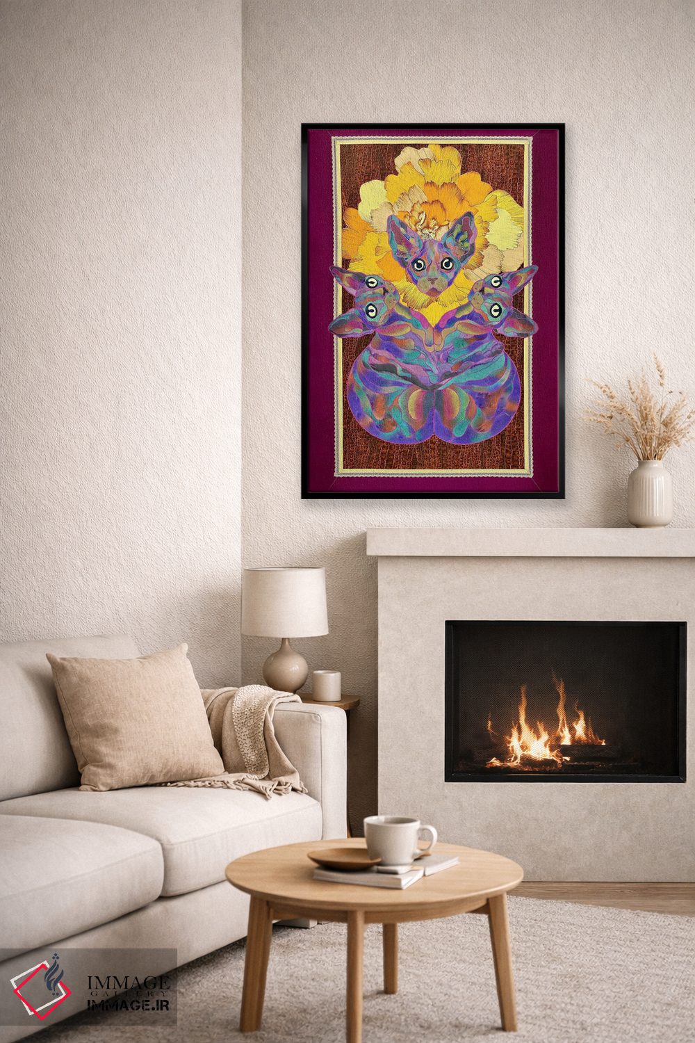 تابلو دکوراتیو عزیزم اثر کاستیانتین مالگینف - D5B