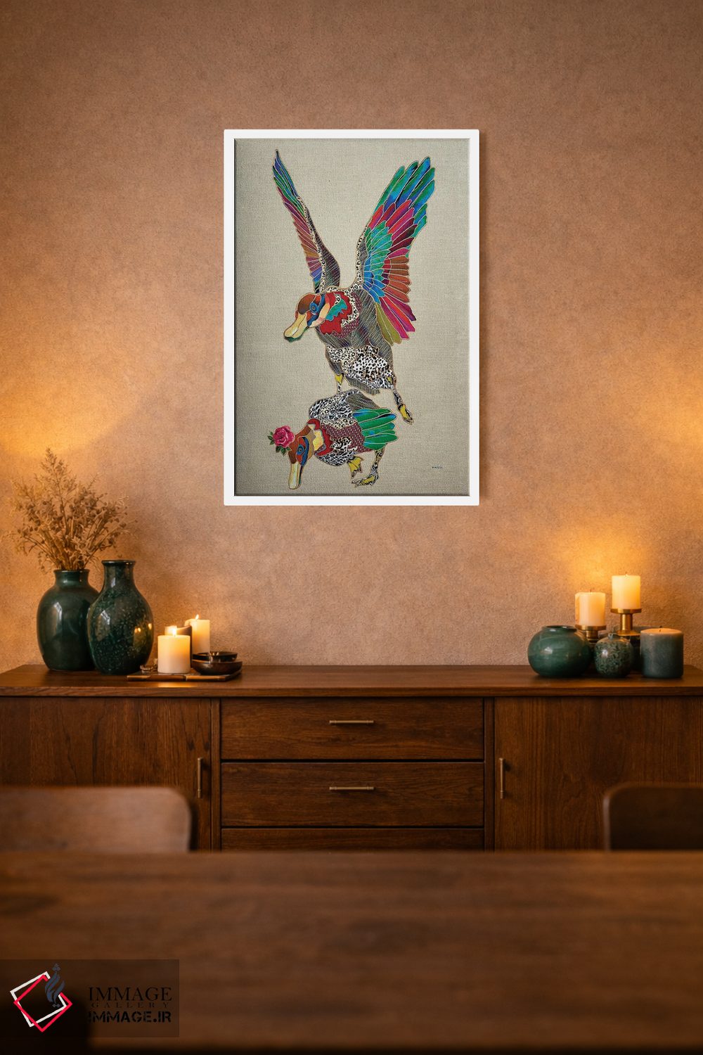 تابلو دکوراتیو جاذبه اثر کاستیانتین مالگینف - D1W