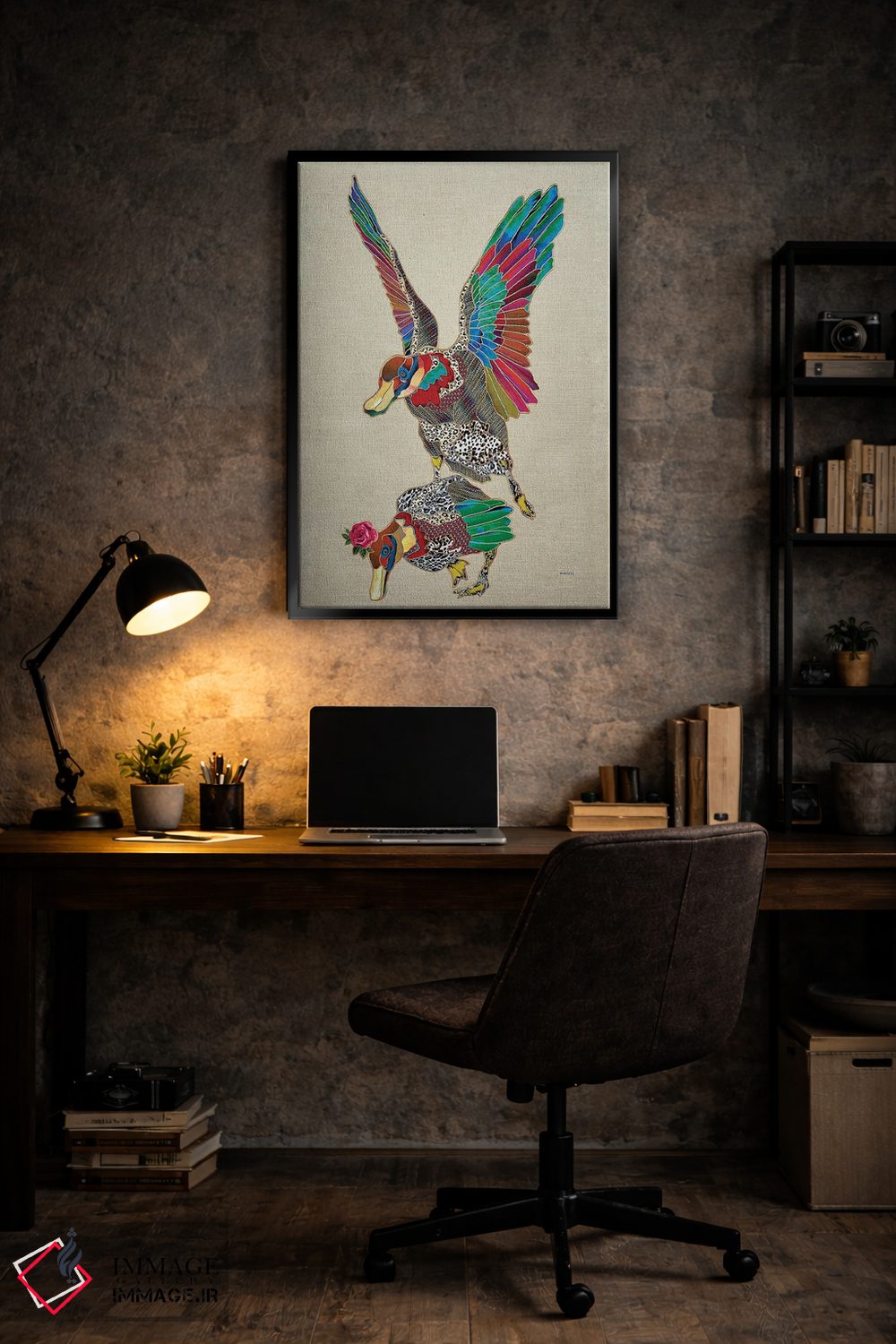 تابلو دکوراتیو جاذبه اثر کاستیانتین مالگینف - D6B