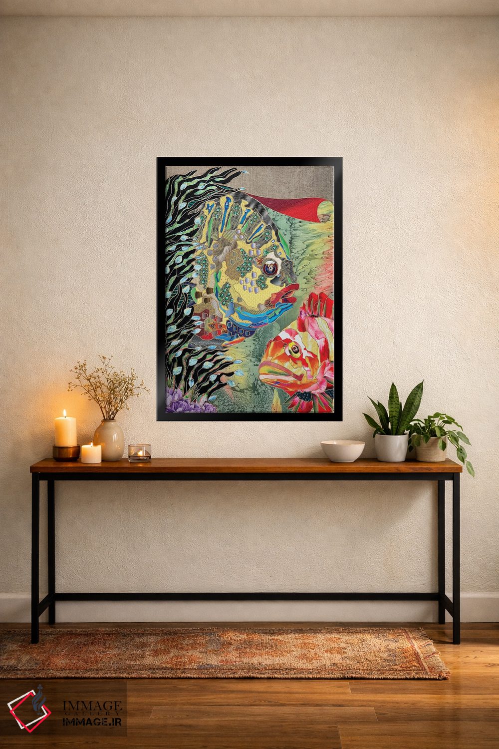 تابلو انتزاعی در اعماق اثر کاستیانتین مالگینف - D5B