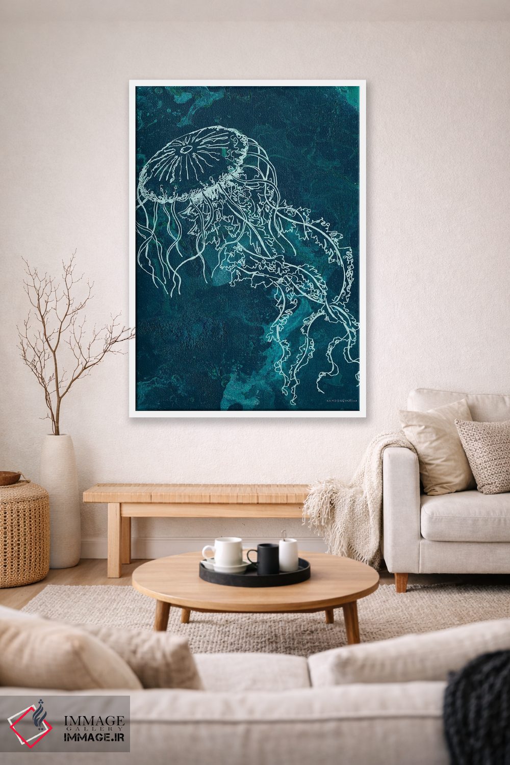 تابلو مدرن نفس فرشته گون ۱ اثر کندون کریشنز - D1W