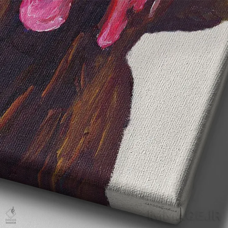 تابلو دکوراتیو ترسو نباش، فقط عینک را بزن اثر کندون کریشنز - نمای نزدیک بافت بوم