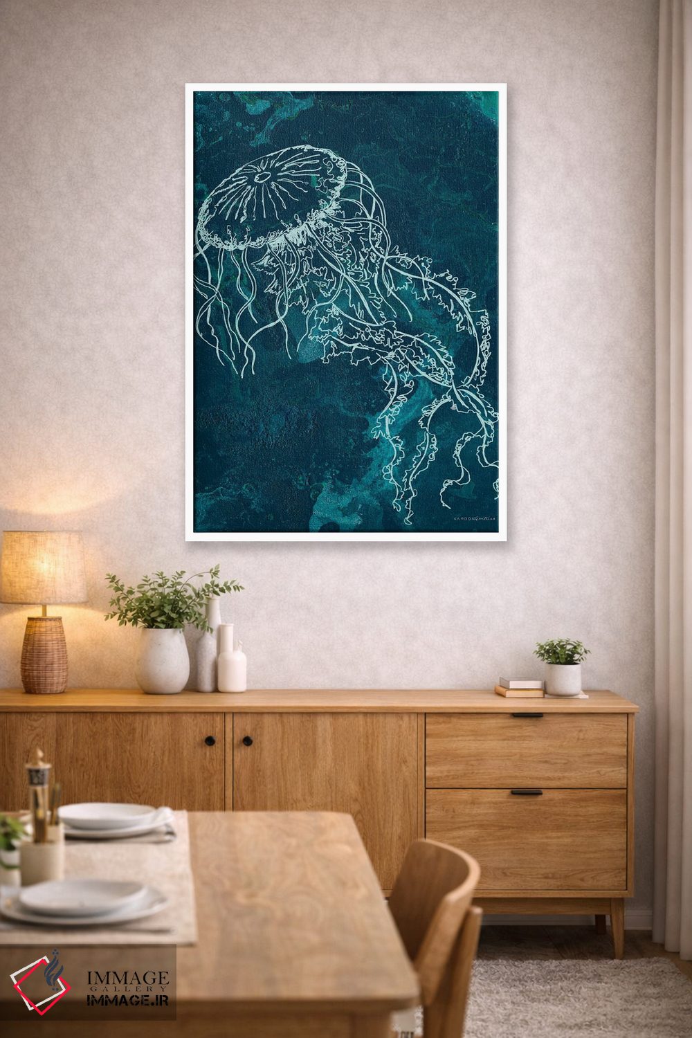 تابلو مدرن نفس فرشته گون ۱ اثر کندون کریشنز - D4W