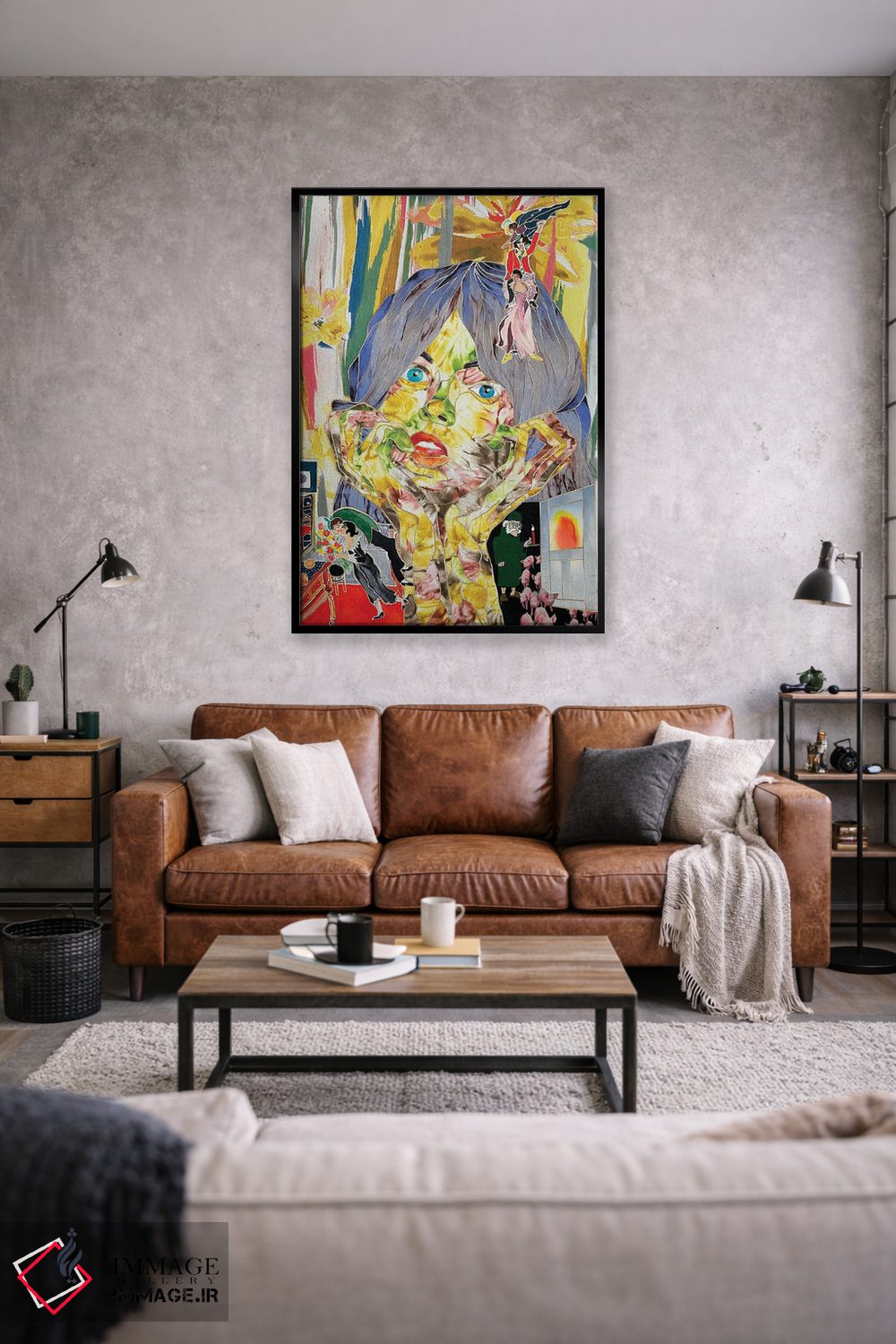 تابلو دکوراتیو انتظارات اثر کاستیانتین مالگینف - D1B