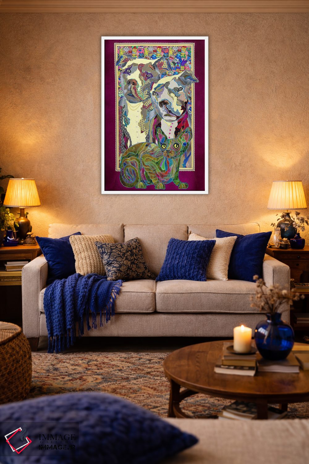 تابلو دکوراتیو گوپنیک ها اثر کاستیانتین مالگینف - D4W