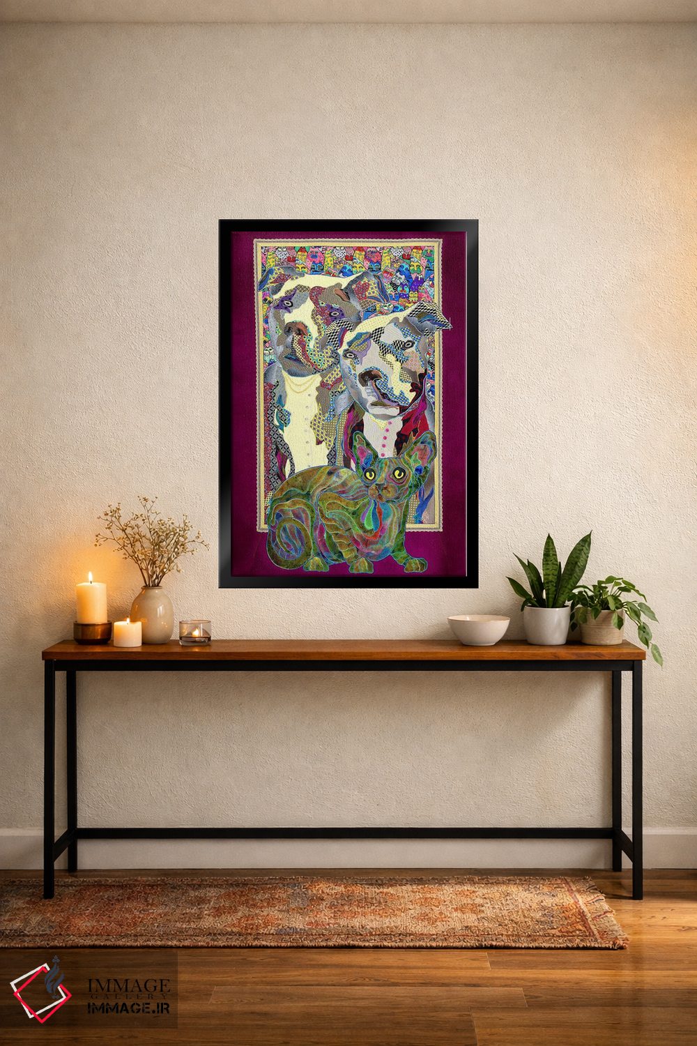 تابلو دکوراتیو گوپنیک ها اثر کاستیانتین مالگینف - D5B