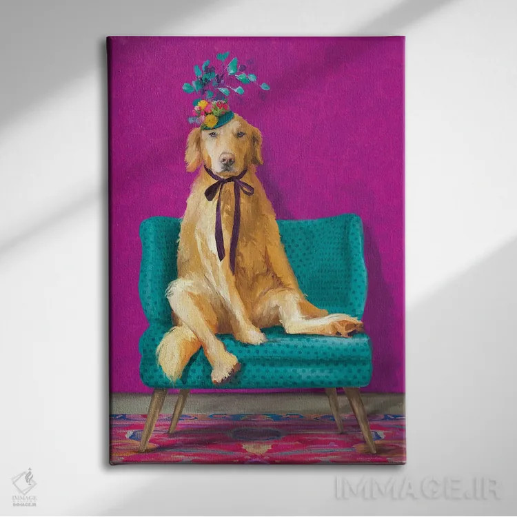 تابلو دکوراتیو دوشس اثر کندون کریشنز - نمای روبهرو روی دیوار