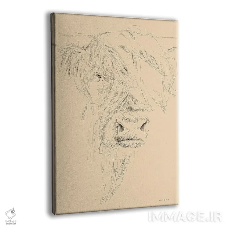 تابلو مینیمال سالی پرمو اثر کندون کریشنز - نمای پرسپکتیو محصول