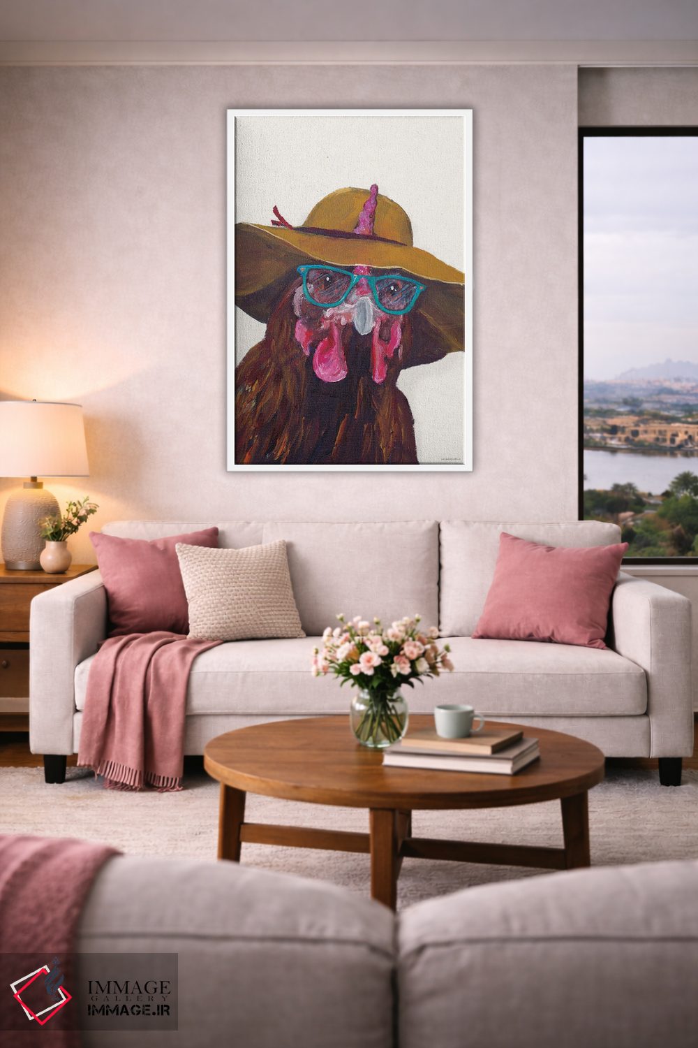 تابلو دکوراتیو ترسو نباش، فقط عینک را بزن اثر کندون کریشنز - D2W