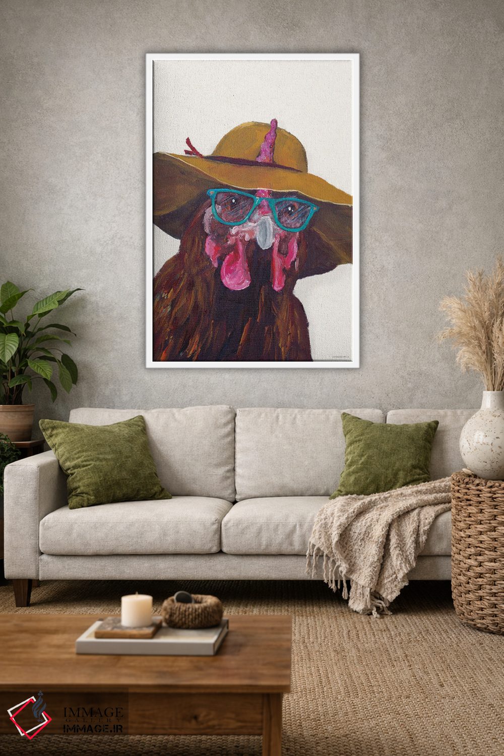 تابلو دکوراتیو ترسو نباش، فقط عینک را بزن اثر کندون کریشنز - D1W