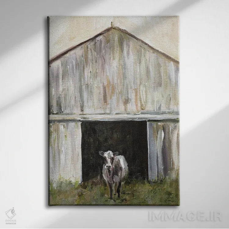 تابلو مدرن کارهای صبحگاهی اثر کندون کریشنز - نمای روبهرو روی دیوار