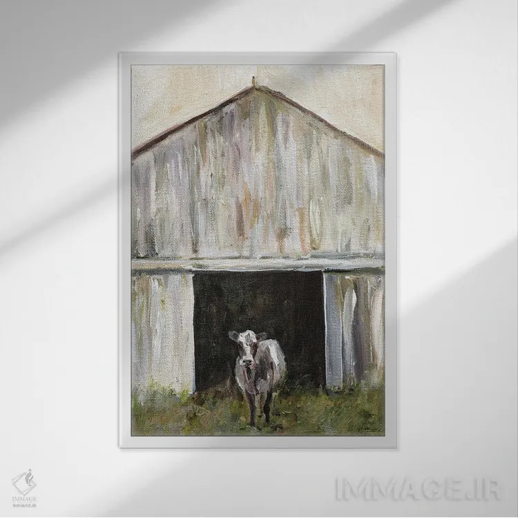 تابلو مدرن کارهای صبحگاهی اثر کندون کریشنز - نمای قابدار سفید