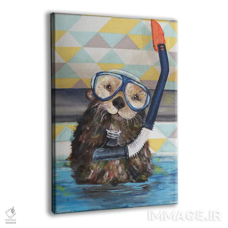 تابلو دکوراتیو آموزش غواصی اثر کندون کریشنز - نمای پرسپکتیو محصول