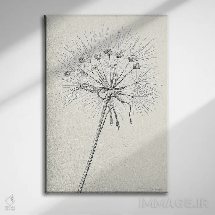 تابلو مینیمال لحظات اثر کندون کریشنز - نمای روبهرو روی دیوار