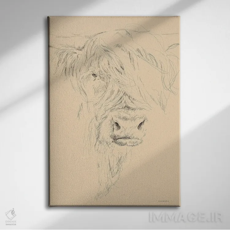 تابلو مینیمال سالی پرمو اثر کندون کریشنز - نمای روبهرو روی دیوار