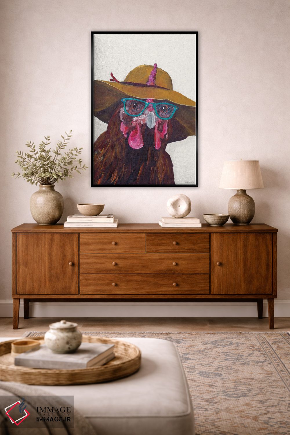 تابلو دکوراتیو ترسو نباش، فقط عینک را بزن اثر کندون کریشنز - D4B