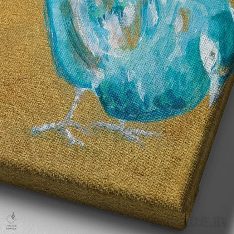 تابلو دکوراتیو سلطنت سرگردان اثر کندون کریشنز - نمای نزدیک بافت بوم