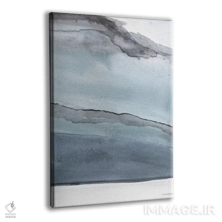 تابلو انتزاعی بالا و آن سوی تپه اثر کندون کریشنز - نمای پرسپکتیو محصول