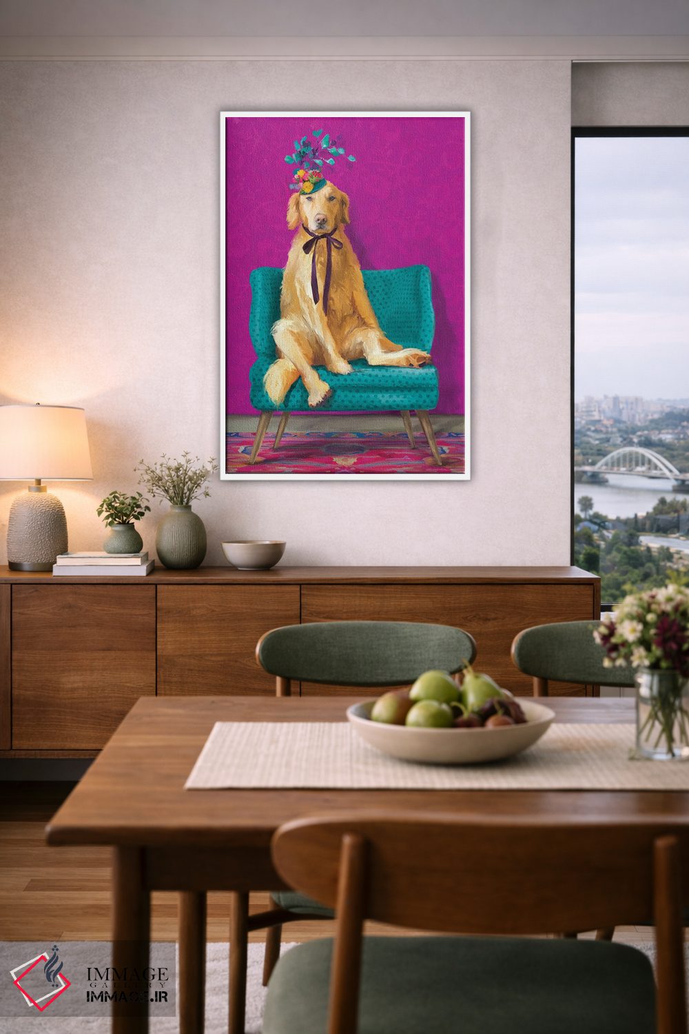 تابلو دکوراتیو دوشس اثر کندون کریشنز - D6W