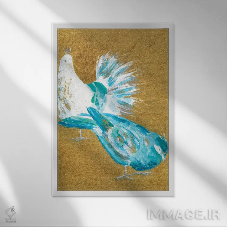 تابلو دکوراتیو سلطنت سرگردان اثر کندون کریشنز - نمای قابدار سفید