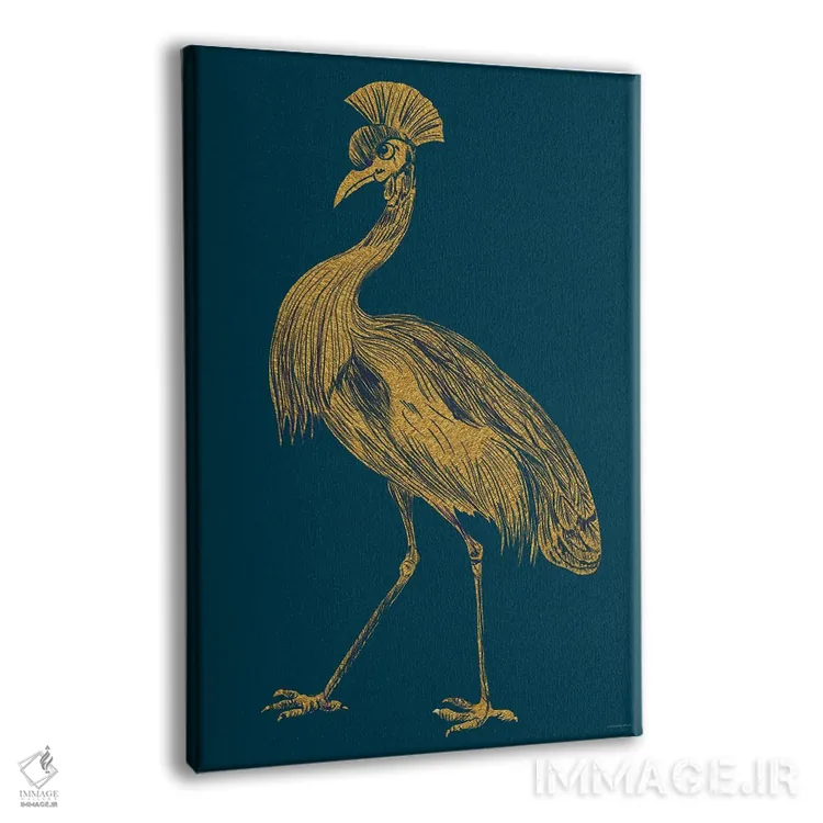 تابلو دکوراتیو درنای زراندود اثر کندون کریشنز - نمای پرسپکتیو محصول