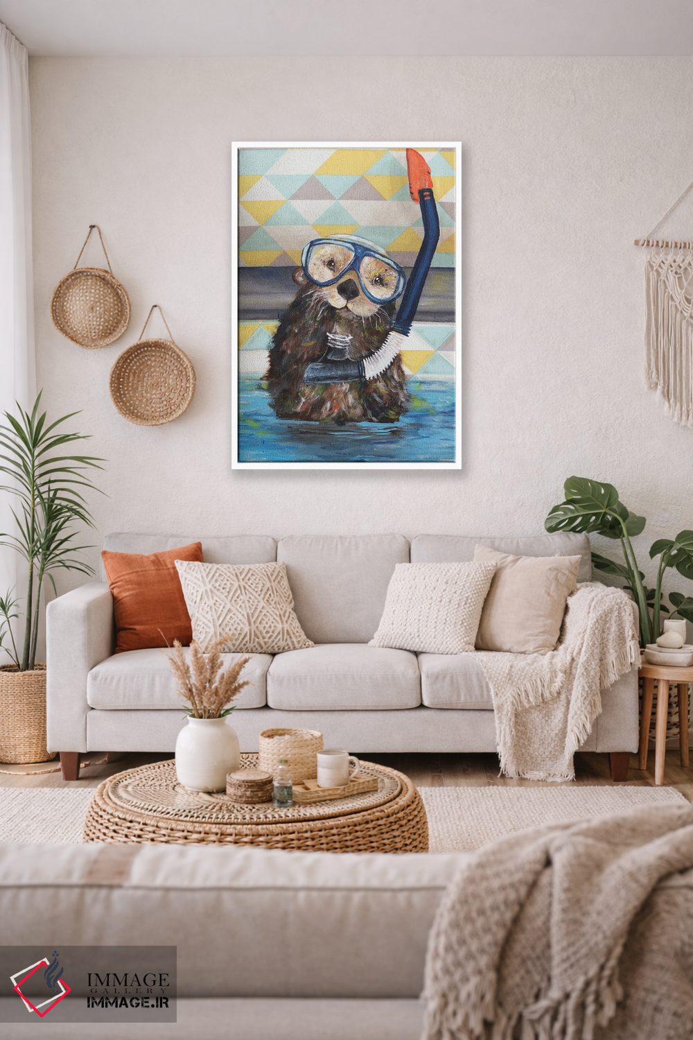 تابلو دکوراتیو آموزش غواصی اثر کندون کریشنز - D2W