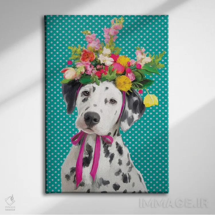 تابلو دکوراتیو پردیتا اثر کندون کریشنز - نمای روبهرو روی دیوار