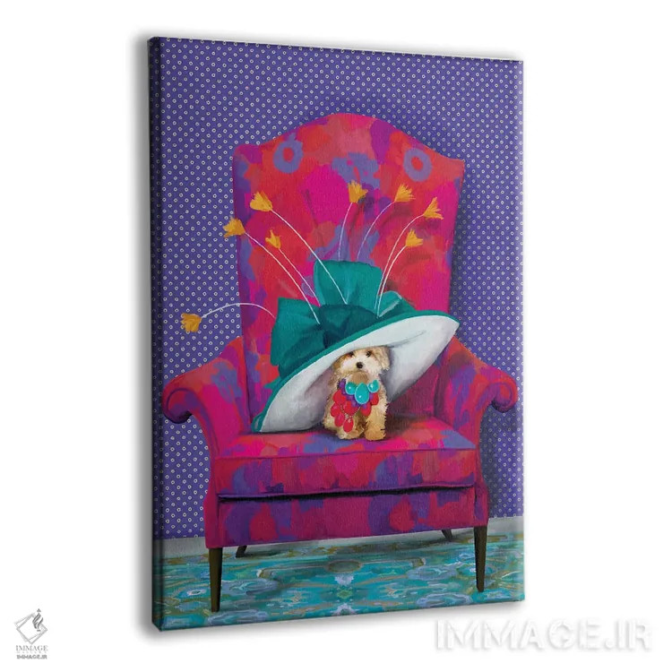 تابلو دکوراتیو گل زرد اثر کندون کریشنز - نمای پرسپکتیو محصول