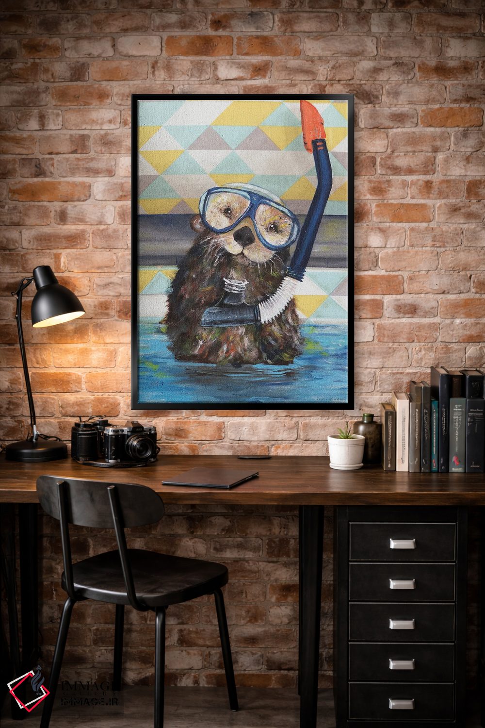تابلو دکوراتیو آموزش غواصی اثر کندون کریشنز - D5B