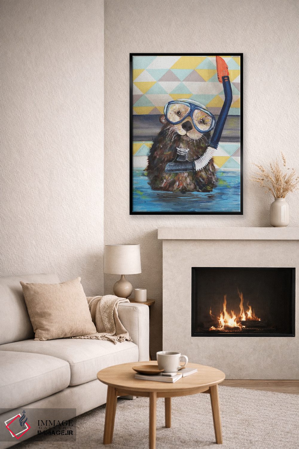تابلو دکوراتیو آموزش غواصی اثر کندون کریشنز - D6B