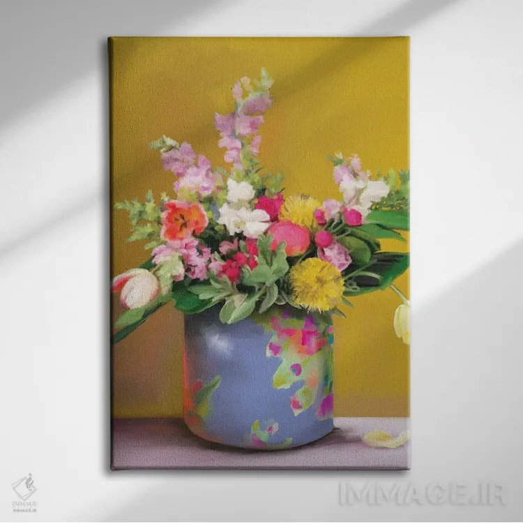 تابلو دکوراتیو گام برداشتن در آفتاب اثر کندون کریشنز - نمای روبهرو روی دیوار