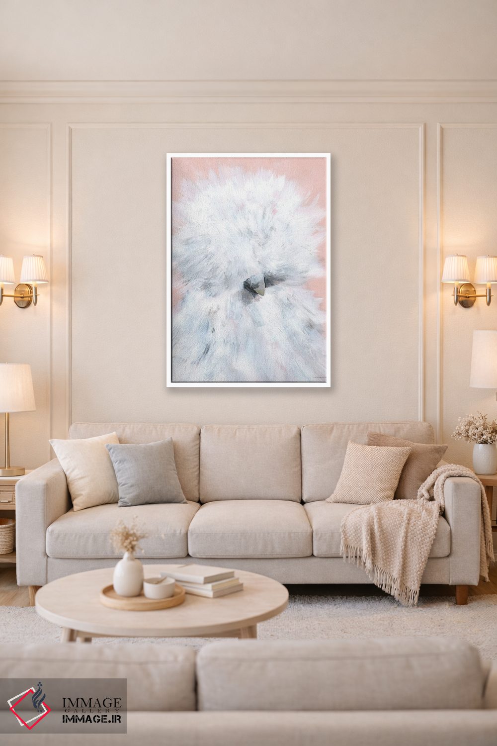 تابلو مدرن اون دختر موهای عالی داره اثر کندون کریشنز - D2W