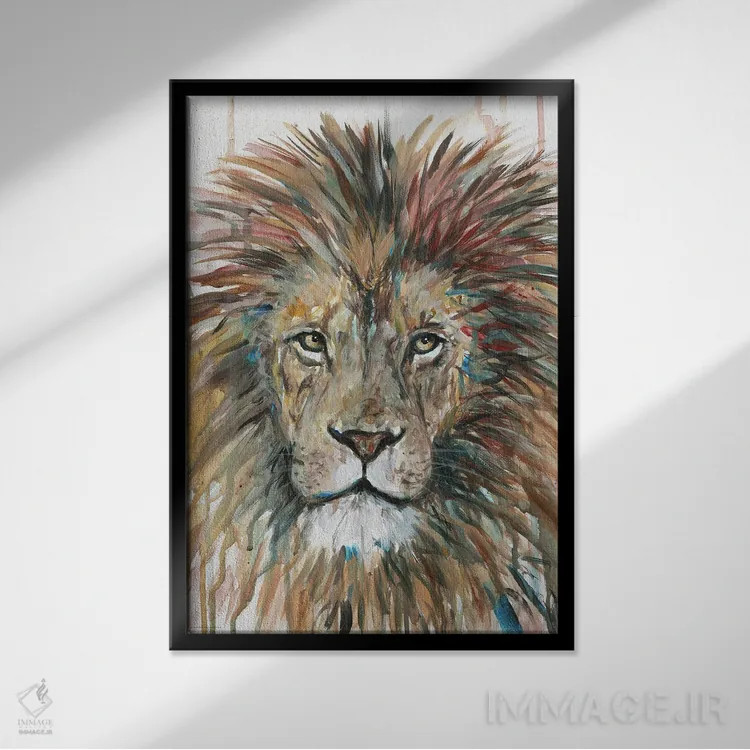 تابلو دکوراتیو رئیس خانه اثر کندون کریشنز - نمای قابدار مشکی