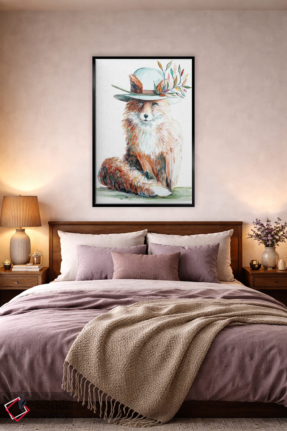 تابلو دکوراتیو روباه افسون شده اثر کندون کریشنز - D5B