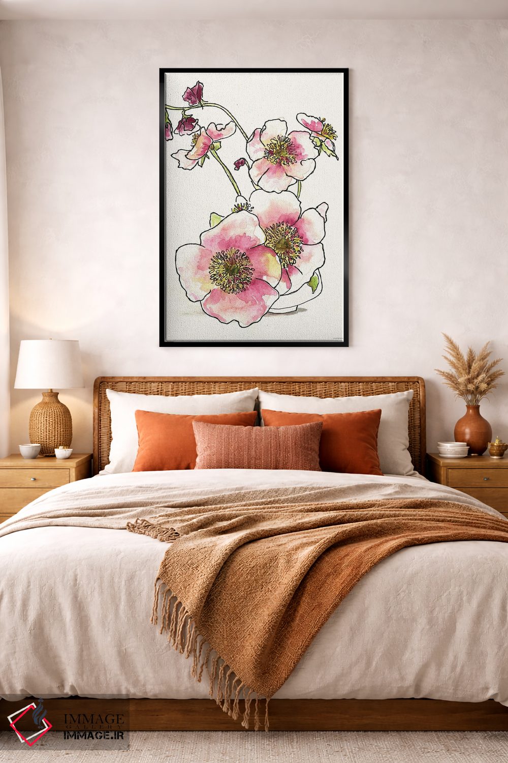 تابلو مینیمال شیرینی در گلدان کوچک اثر کندون کریشنز - D4B