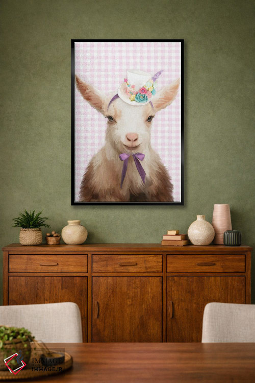 تابلو دکوراتیو بچه شیرین اثر کندون کریشنز - D2B