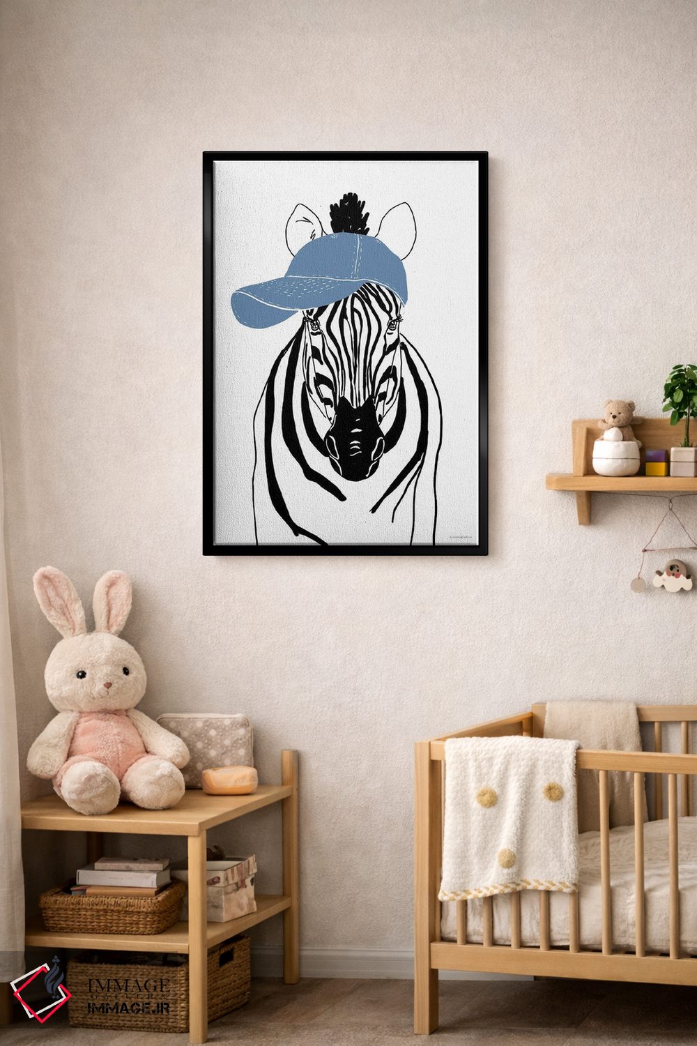 تابلو مینیمال گورخر تیم اثر کندون کریشنز - D5B